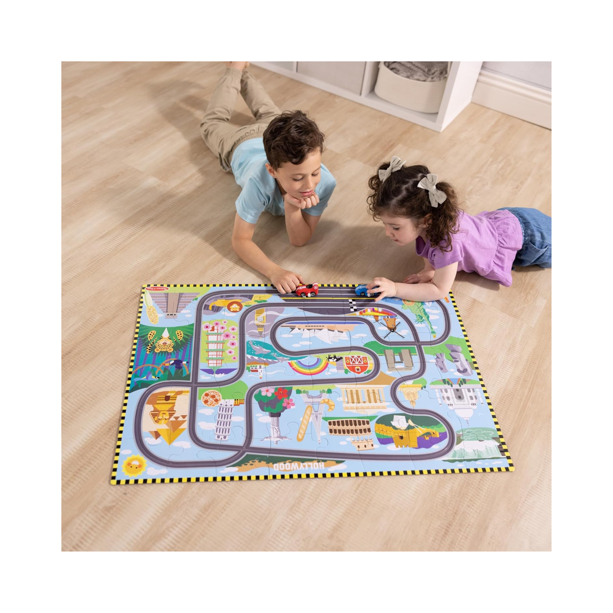 Melissa & Doug Track floor puzzle