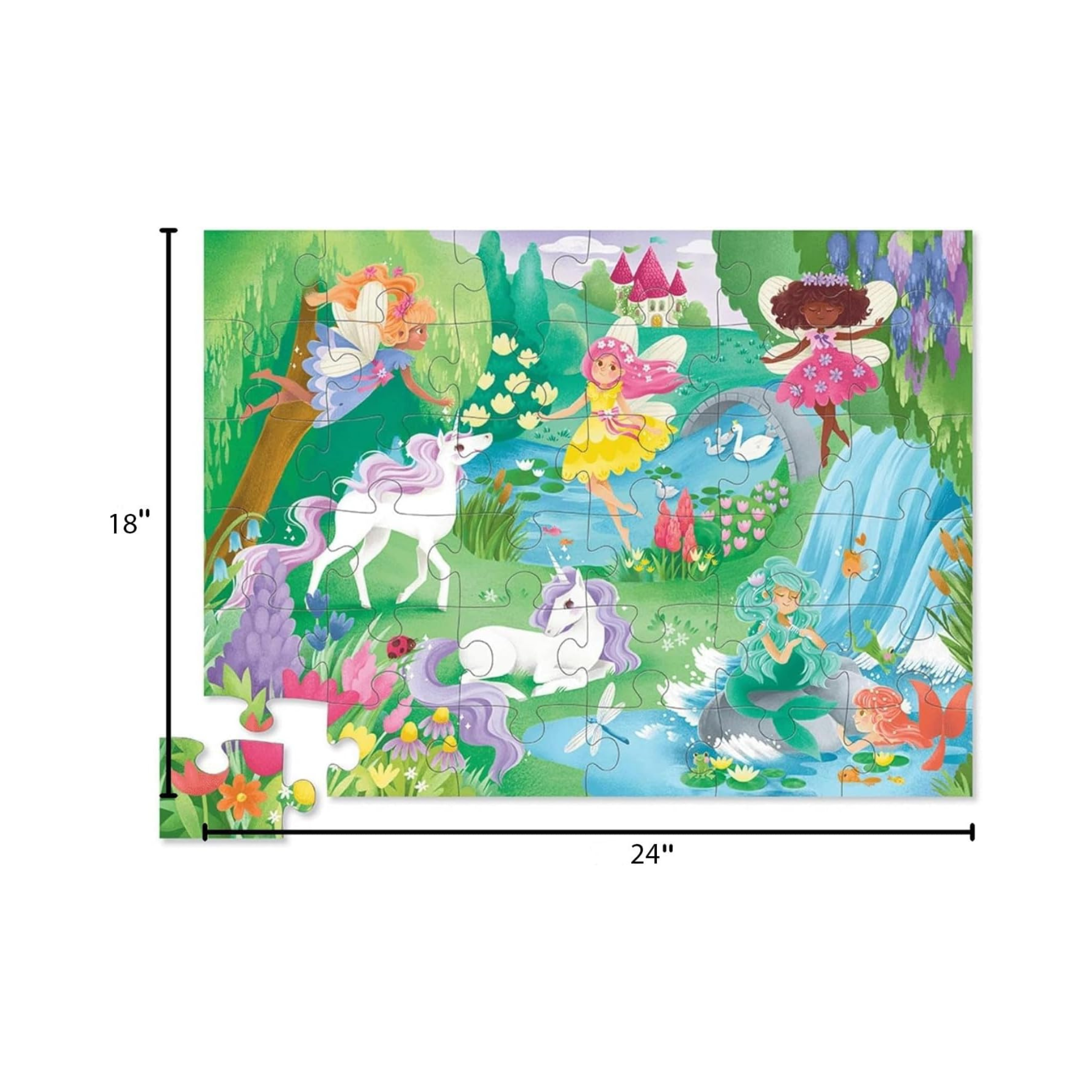 Crocodile Creek Jigsaw Floor Puzzle - Magical Friends