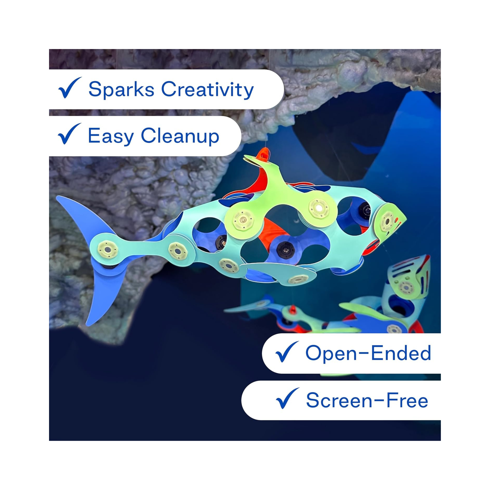 Clixo Ocean Creatures - Glow in The Dark