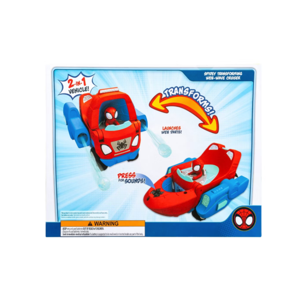 Spidey and His Amazing Friends Land and Sea Cruiser Toy Vehicle