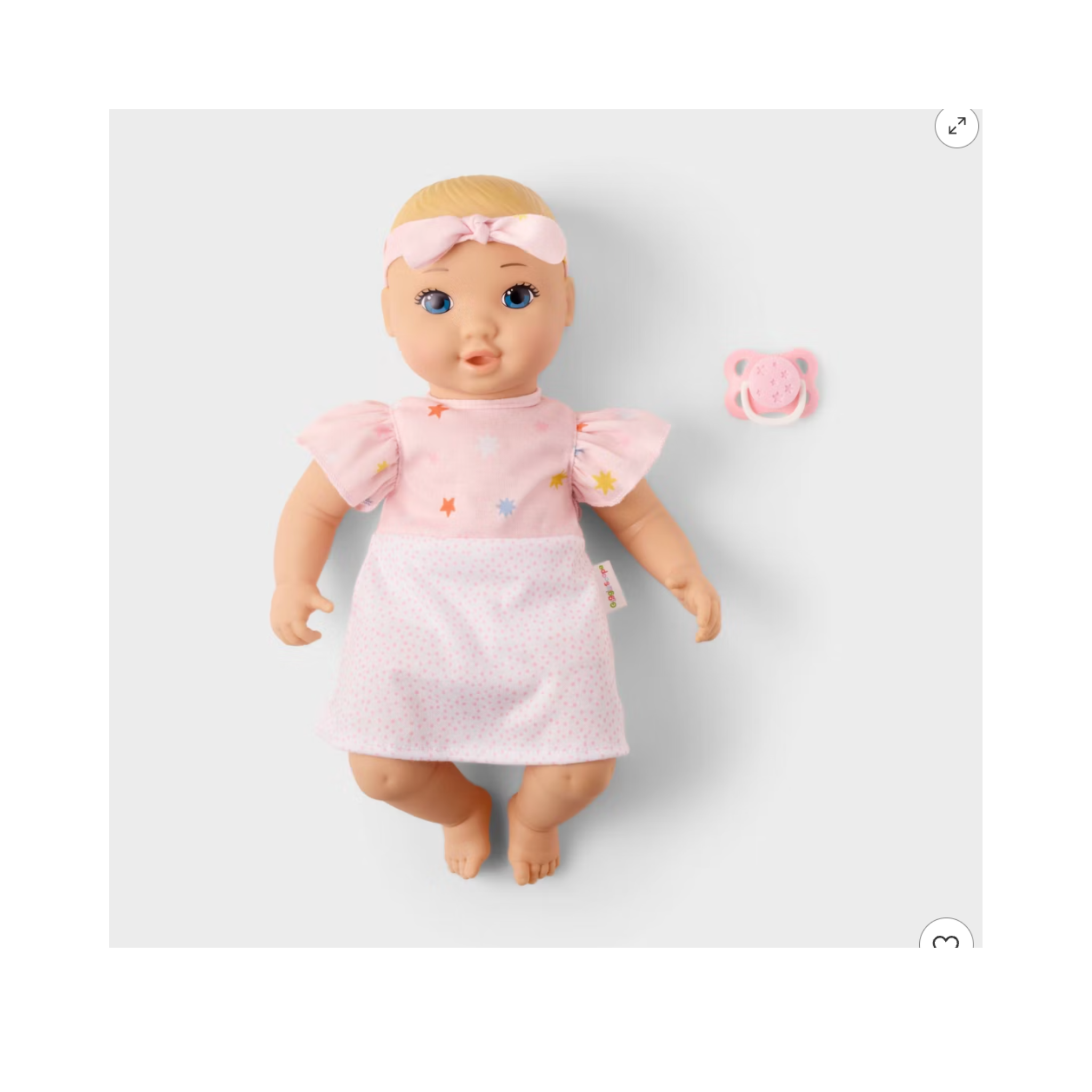 Blonde Hair/Blue Eyes Girl Baby Doll - Gigglescape
