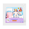 Little Baby Doll Set - Blonde Hair + Blue Eyes - Gigglescape