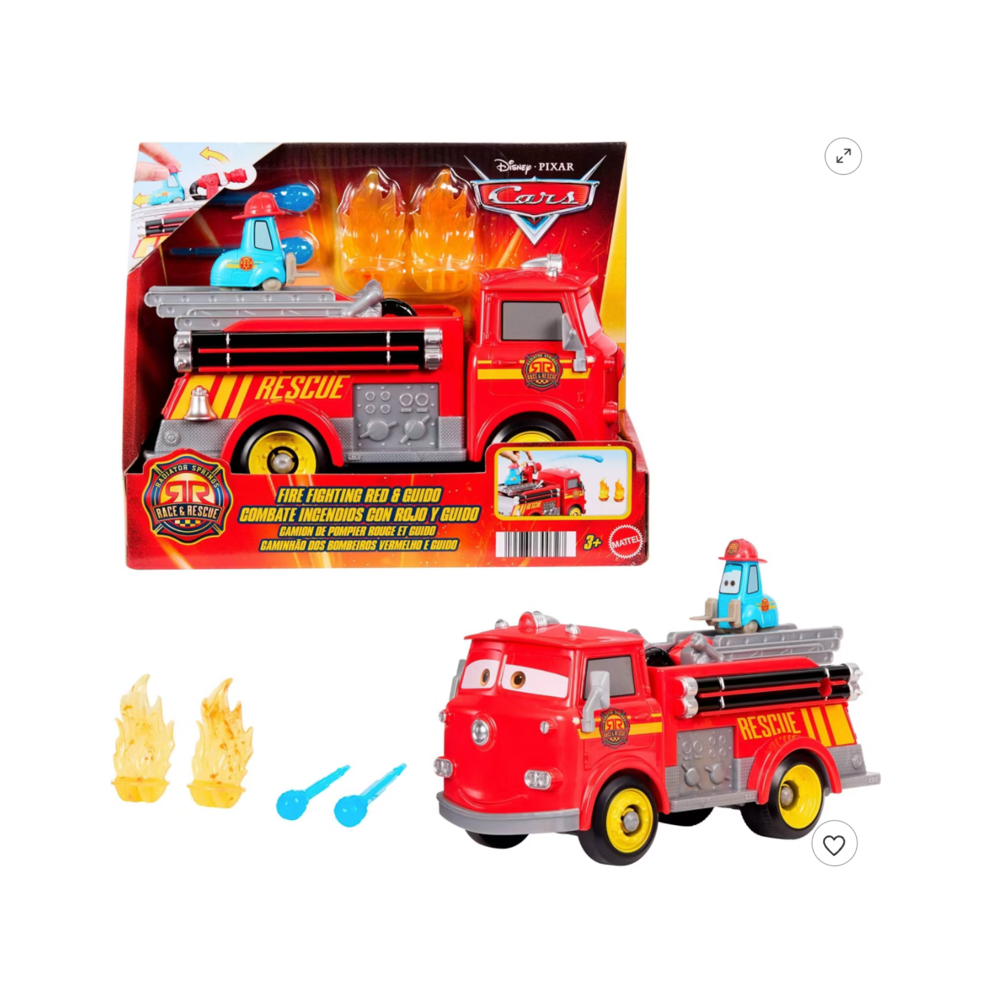 Cars Large Scale Red Hero Toy Vehicle
