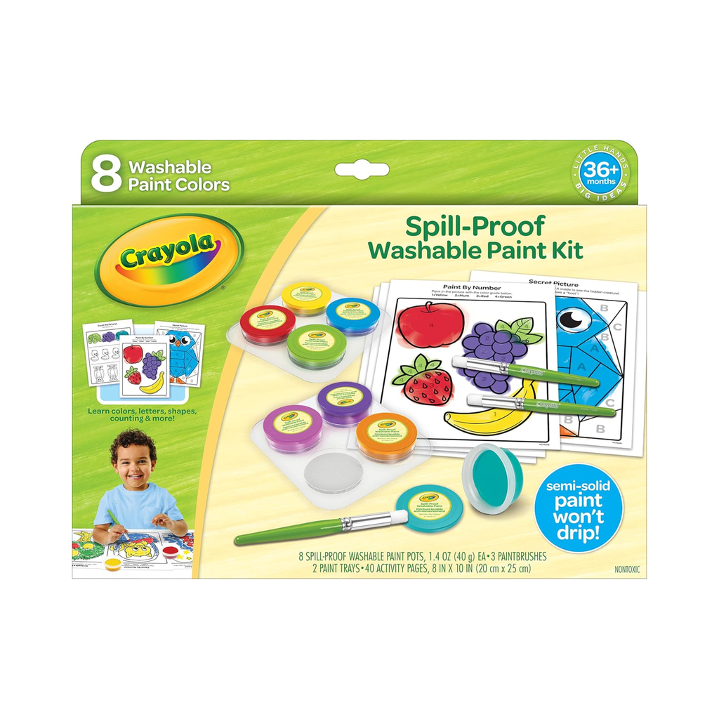Crayola Spill Proof Paint Set