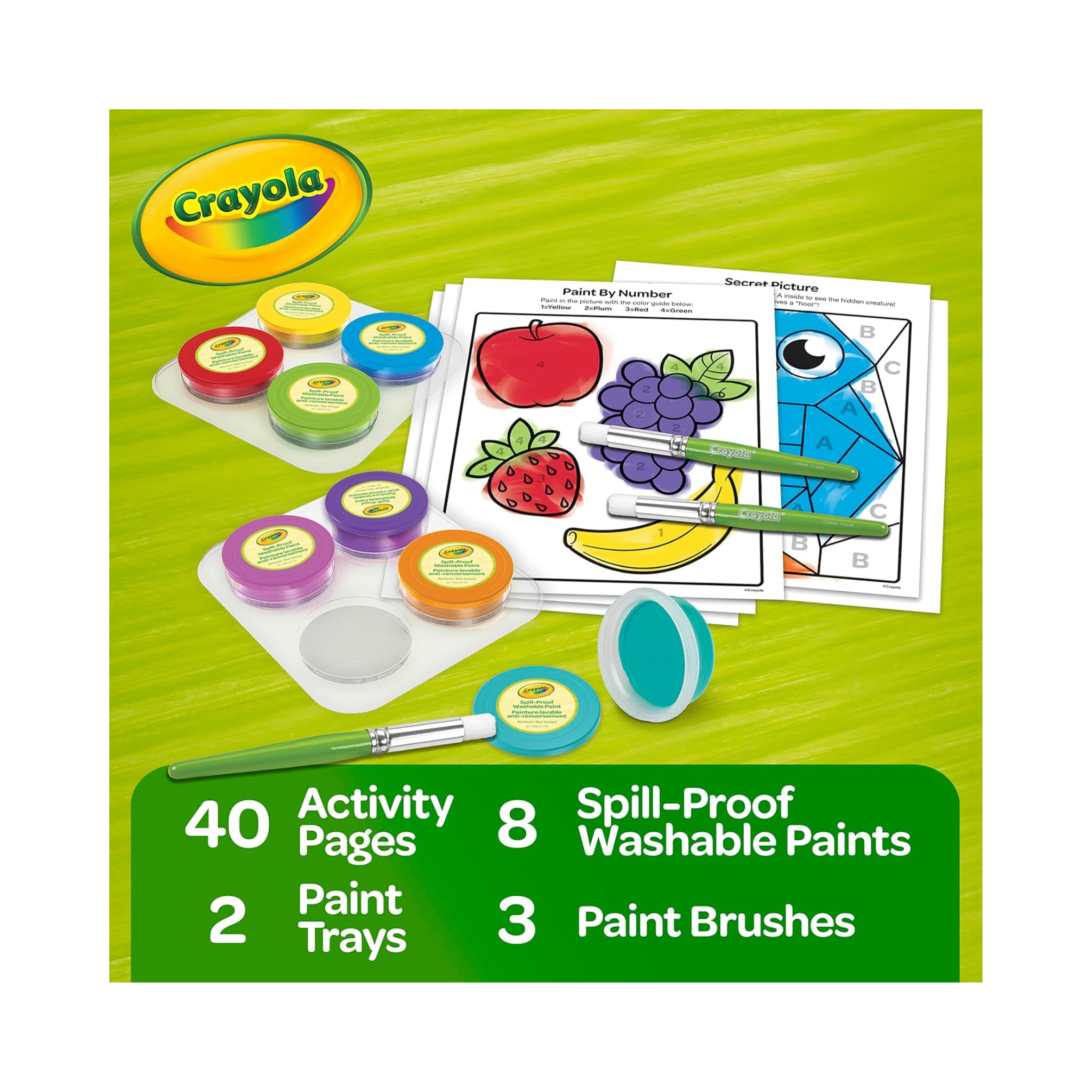 Crayola Spill Proof Paint Set