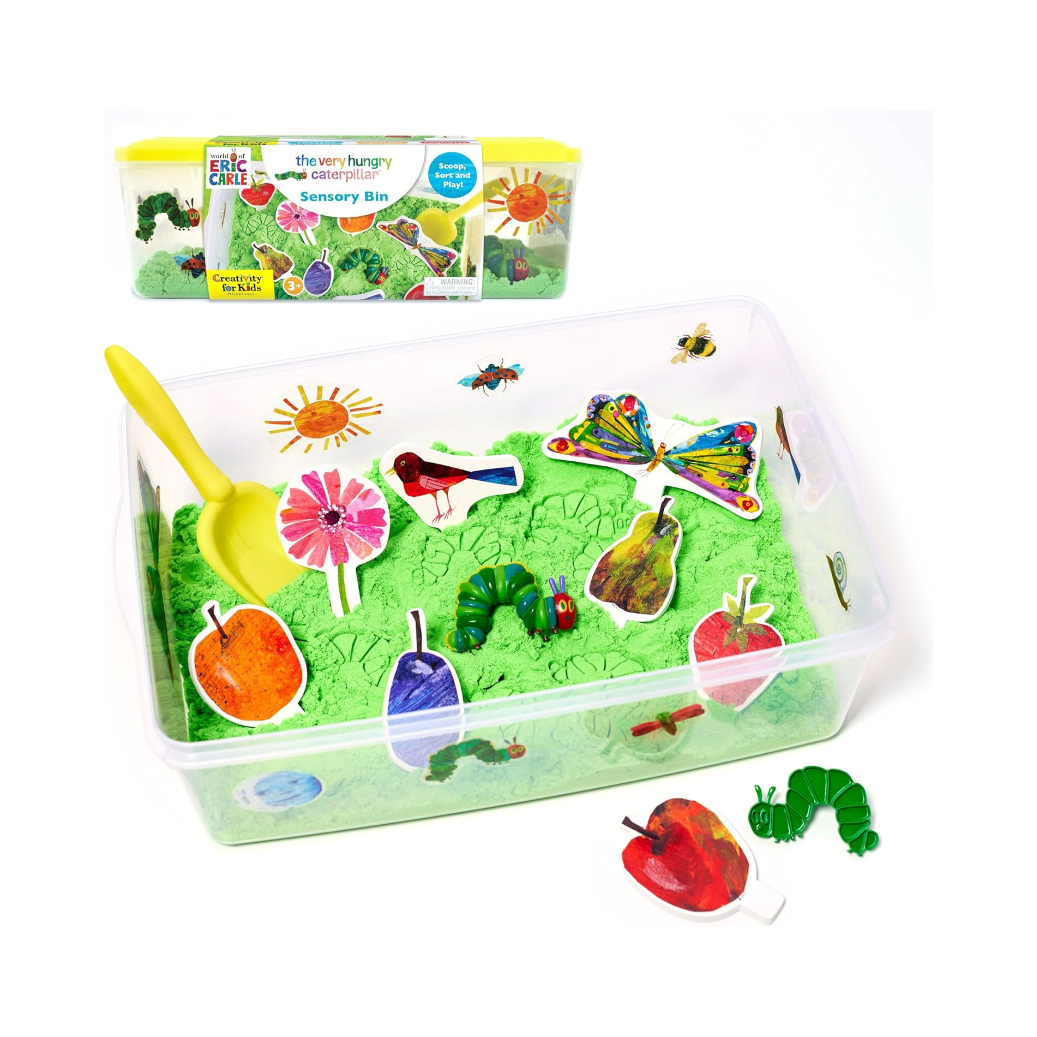 The Very Hungry Caterpillar Sensory Bin
