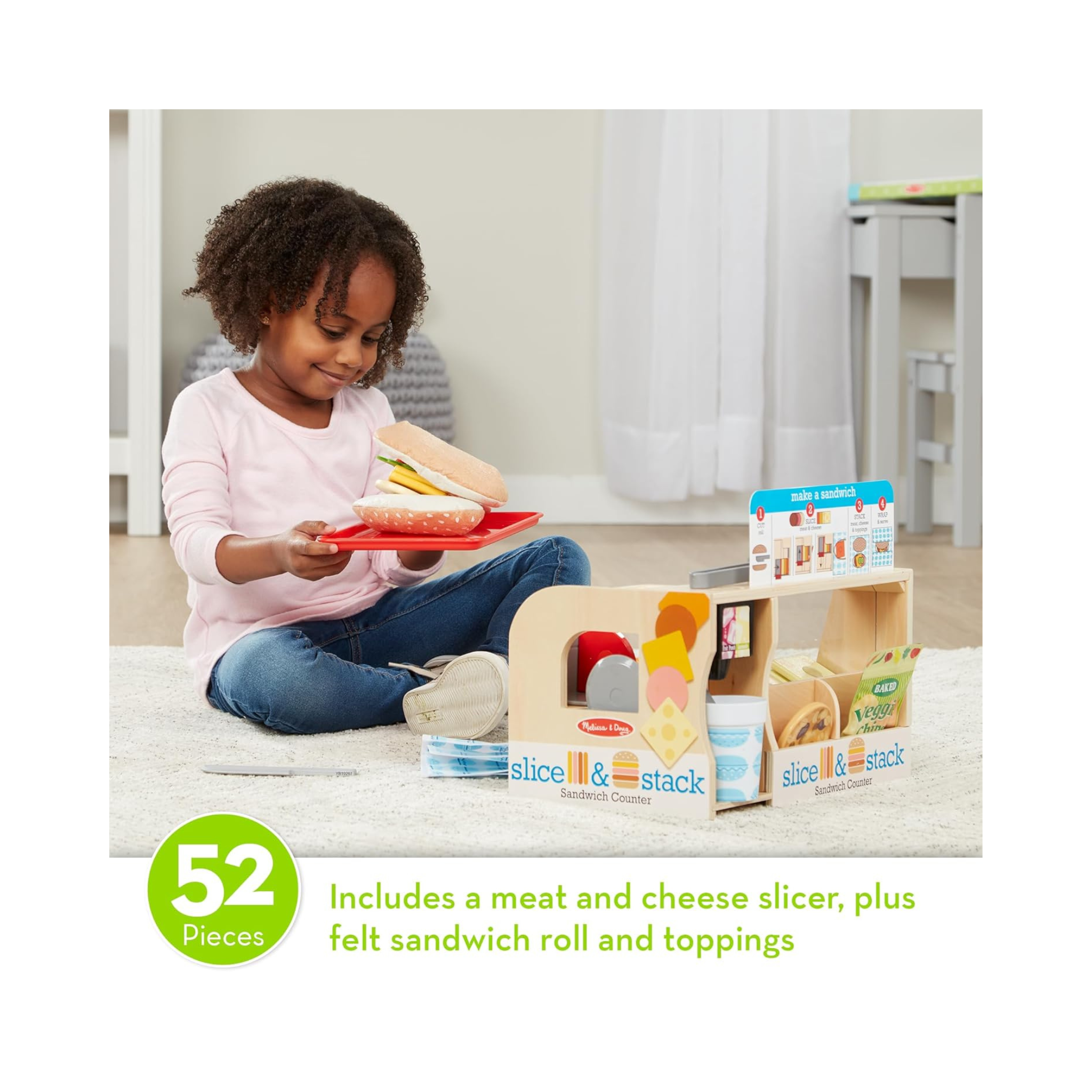 Slice & Stack Sandwich Counter - Melissa & Doug
