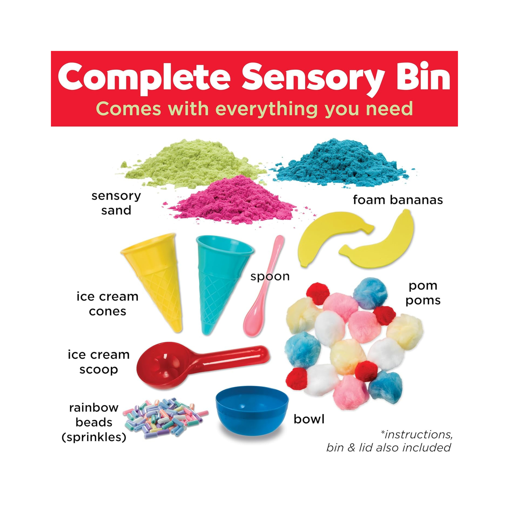 Ice Cream Shop Sensory Bin