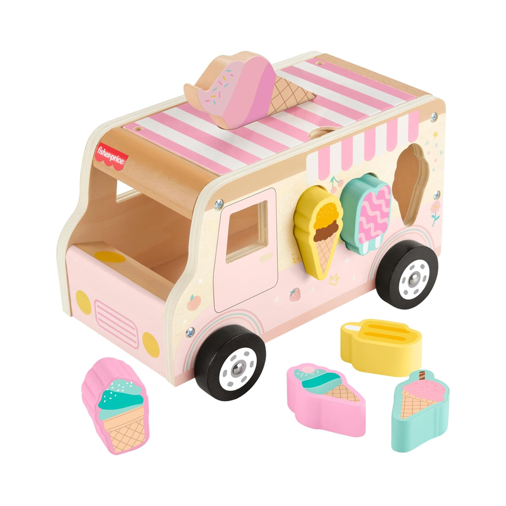 Wooden Ice Cream Shape Sorting - Fisher Price
