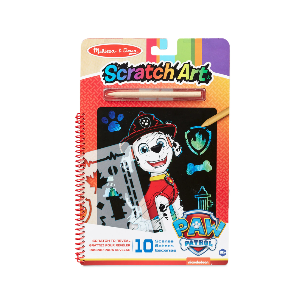 PAW Patrol Scratch Art Pad - Marshall