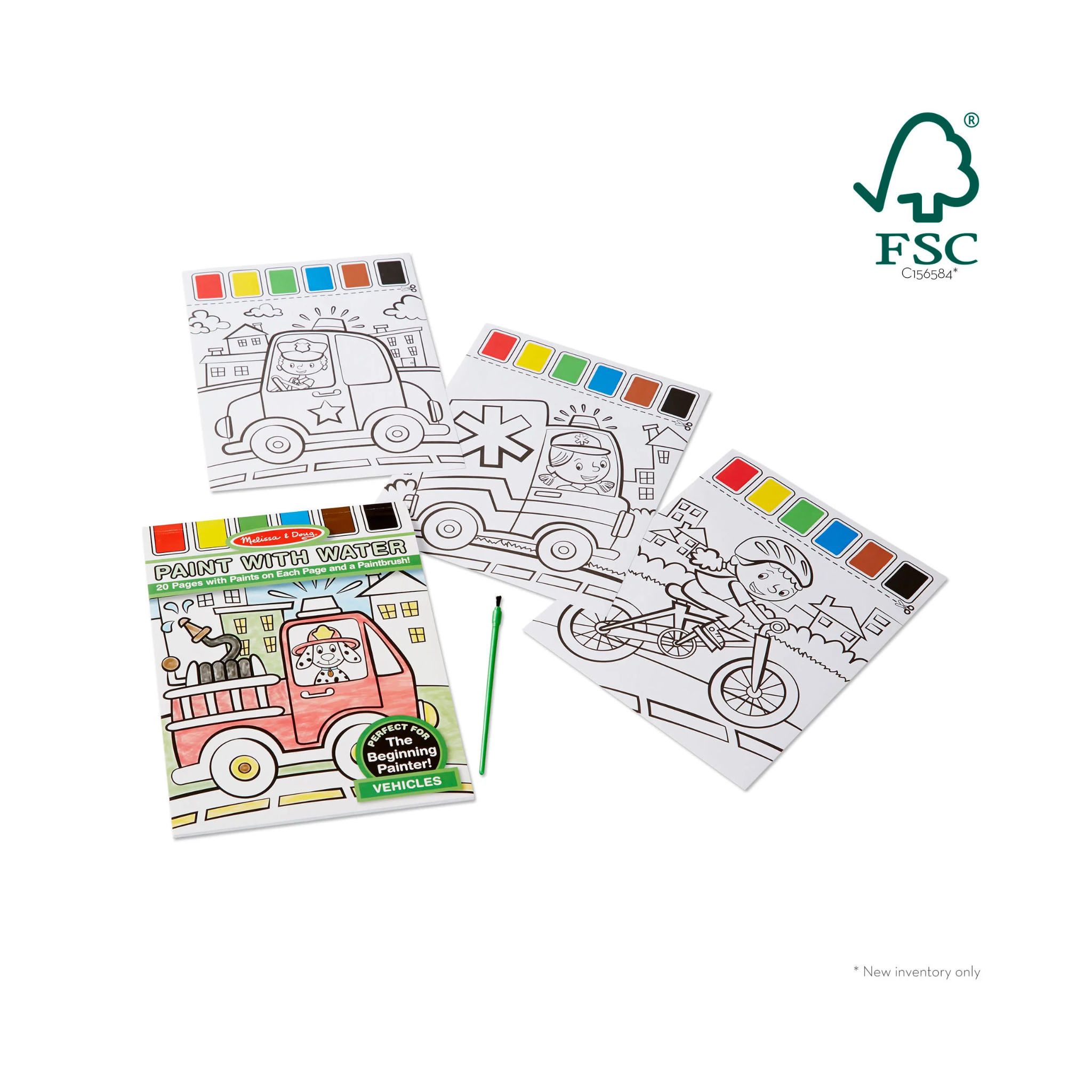 Paint With Water - Vehicles