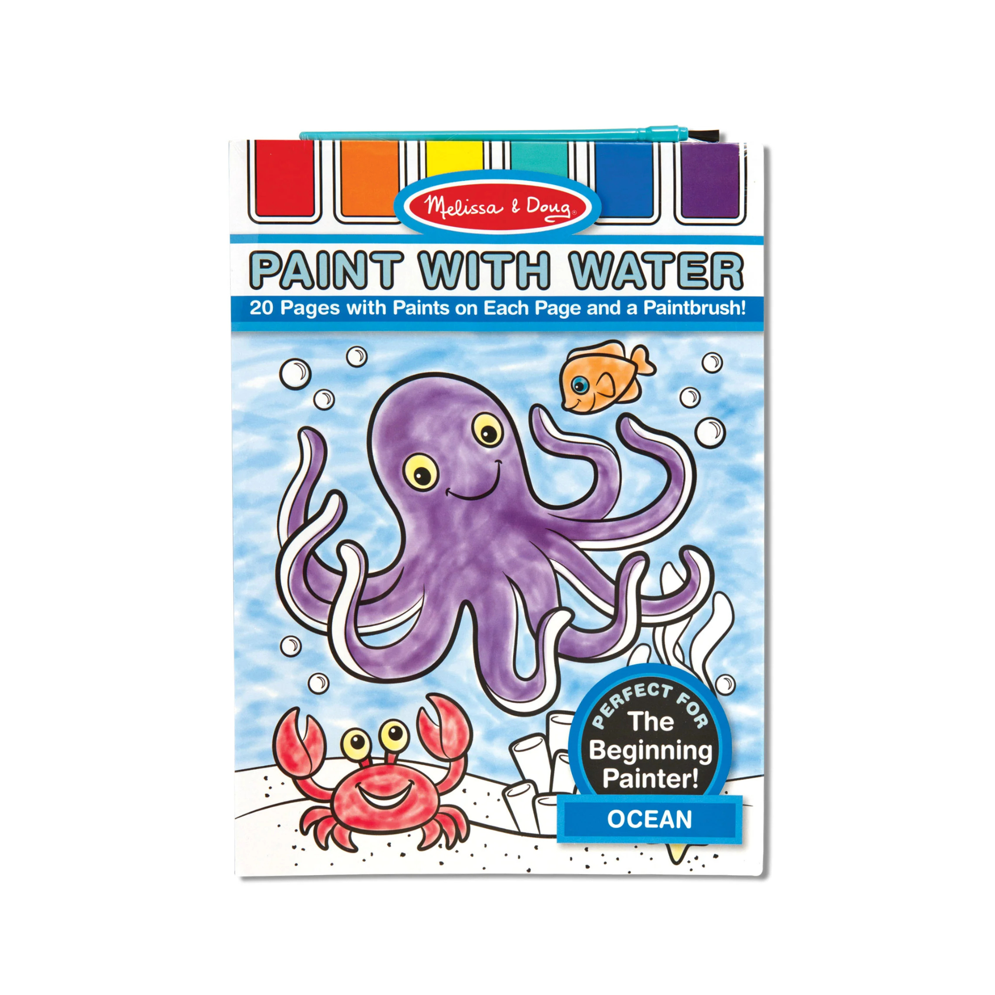 Paint With Water Activity Book - Ocean