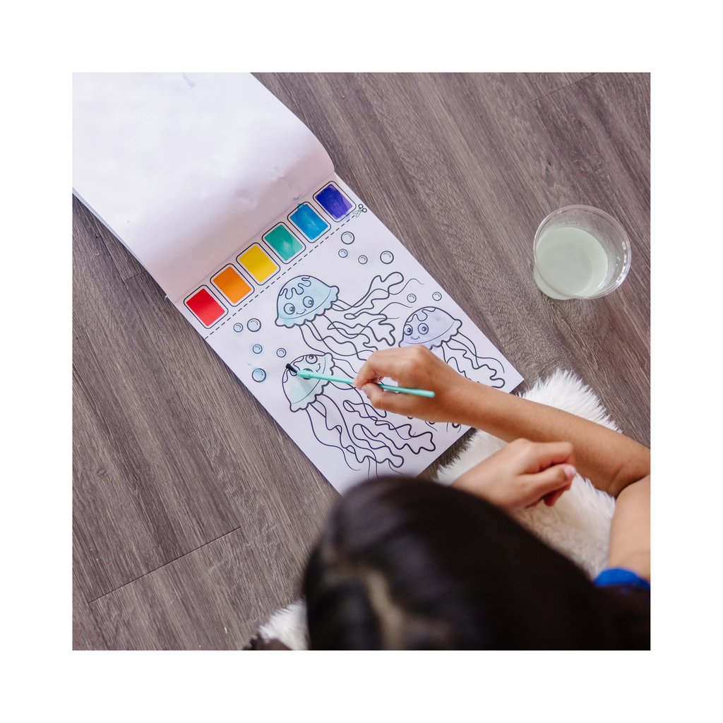 Paint With Water Activity Book - Ocean