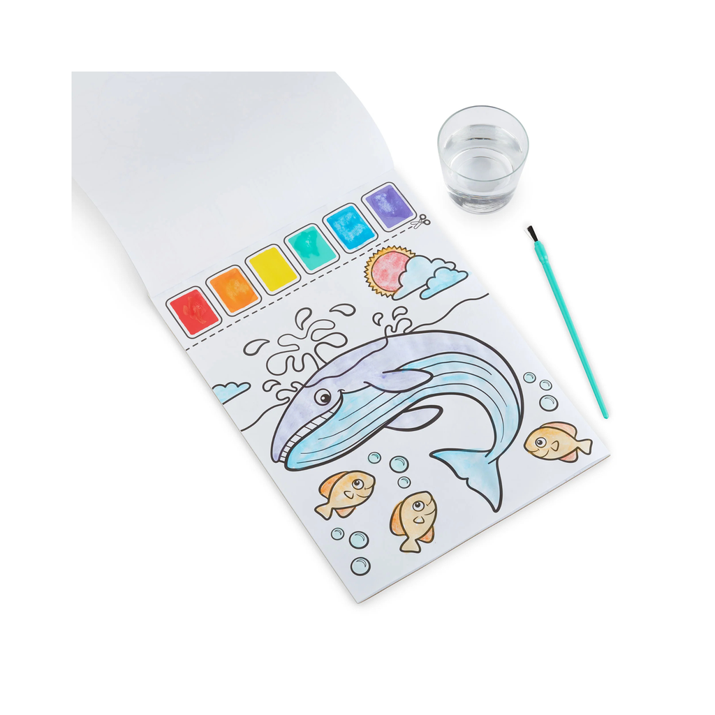 Paint With Water Activity Book - Ocean