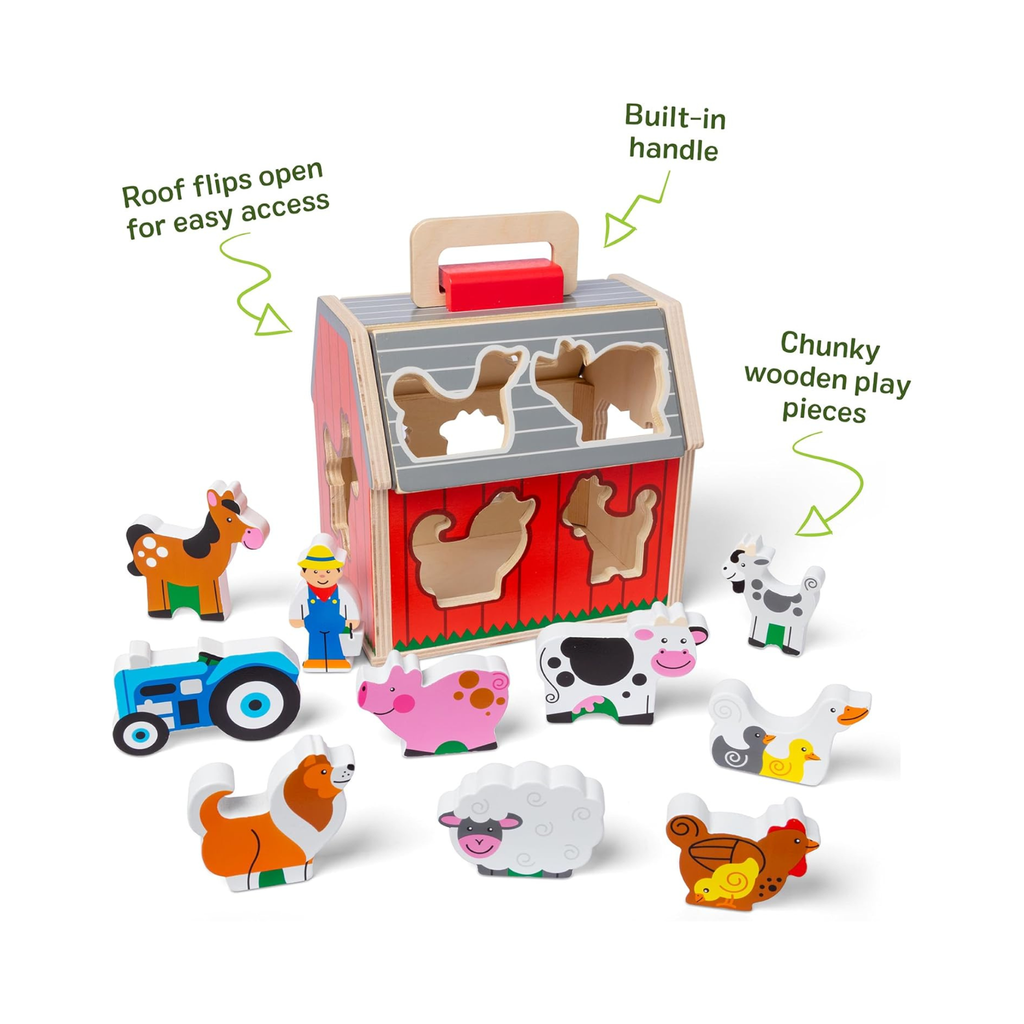 Take - Along Sorting Barn - Melissa & Doug