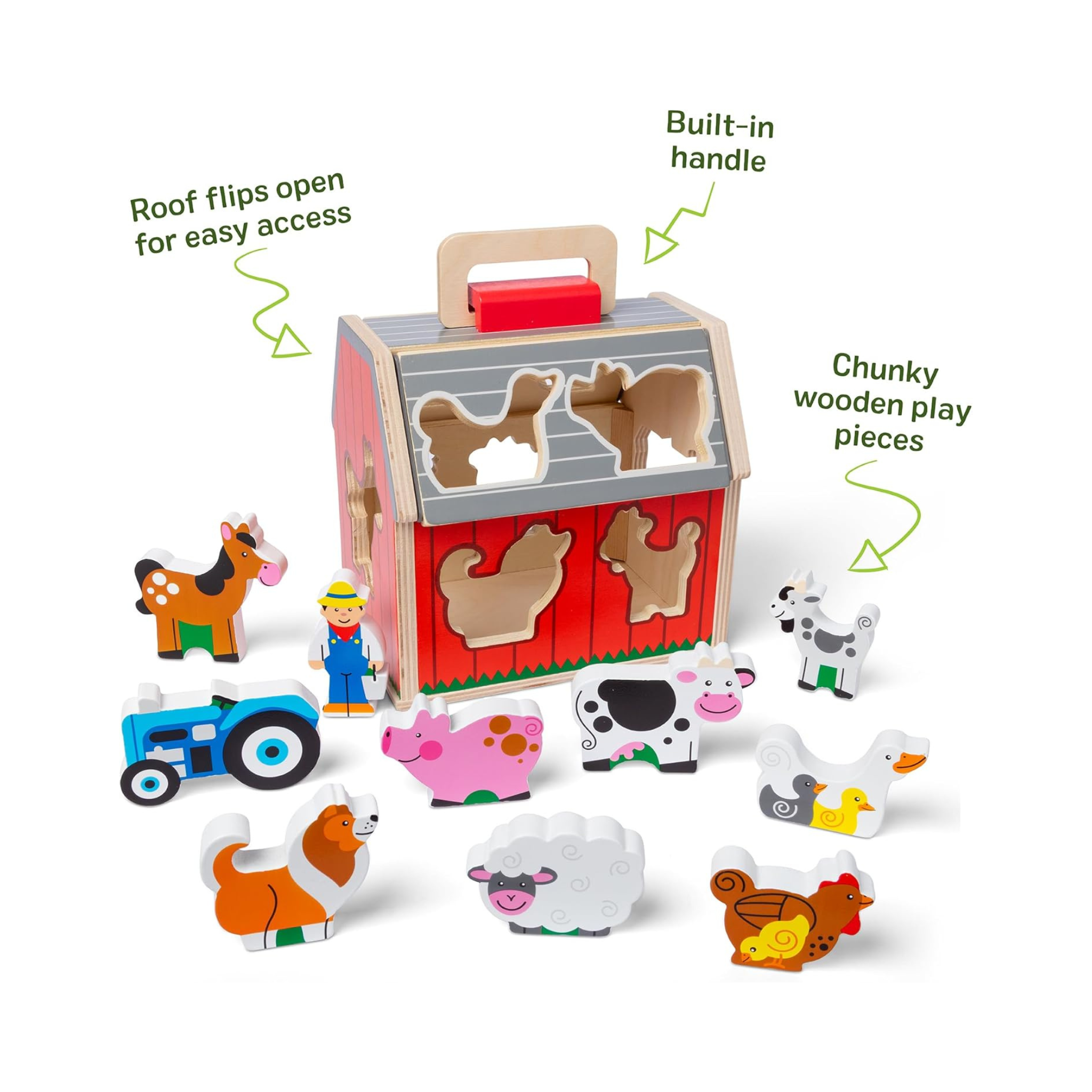 Take - Along Sorting Barn - Melissa & Doug