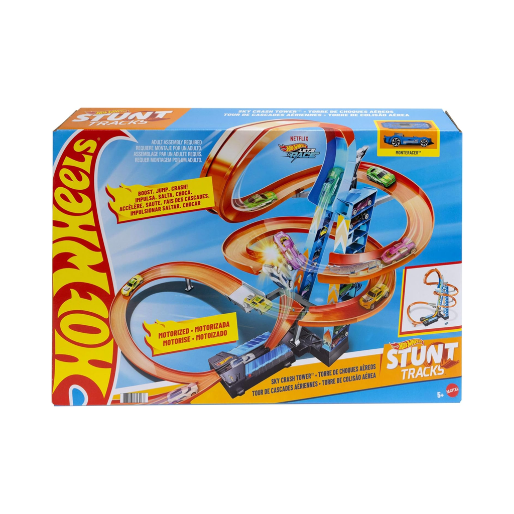 Hot Wheels Sky Crash Tower Track Set