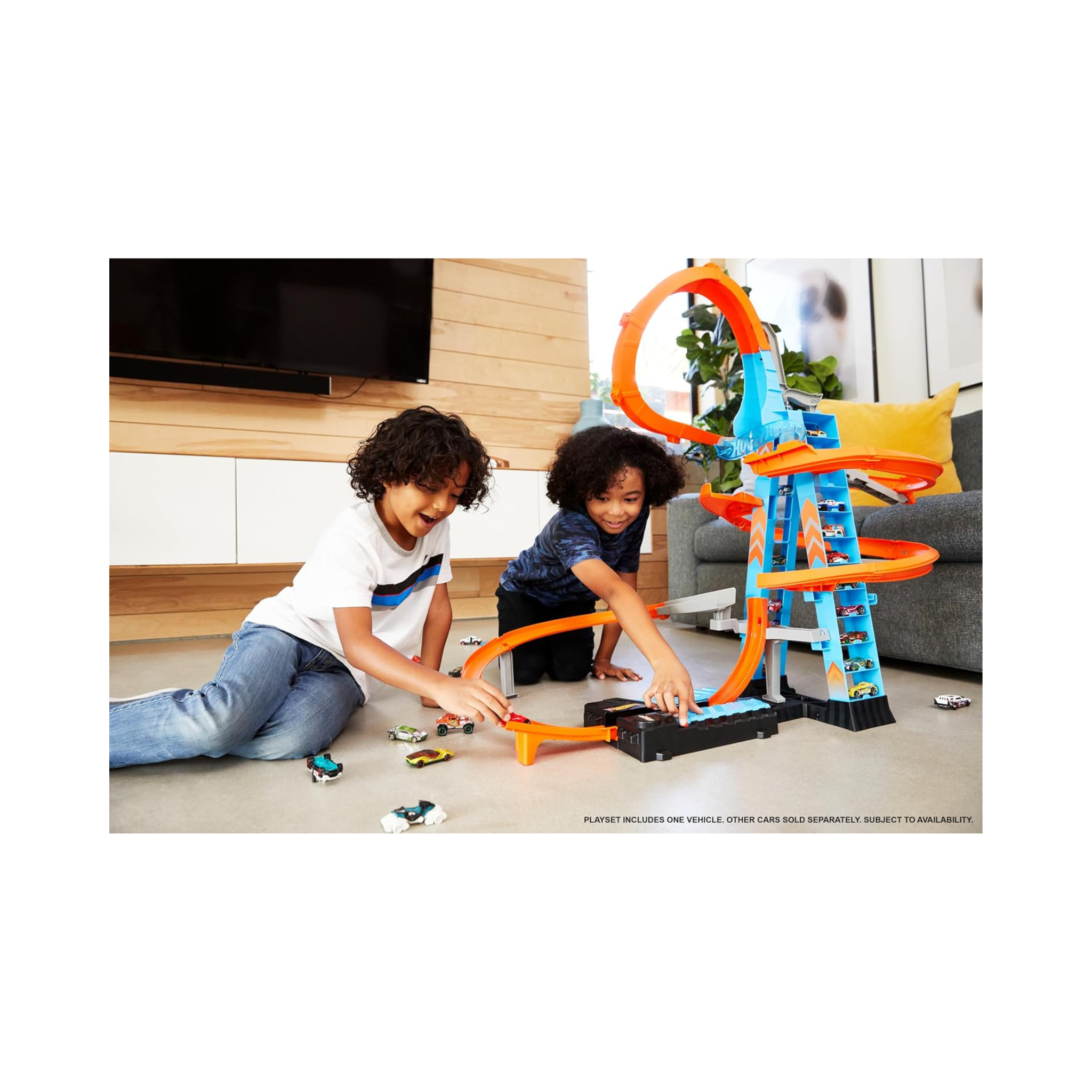 Hot Wheels Sky Crash Tower Track Set