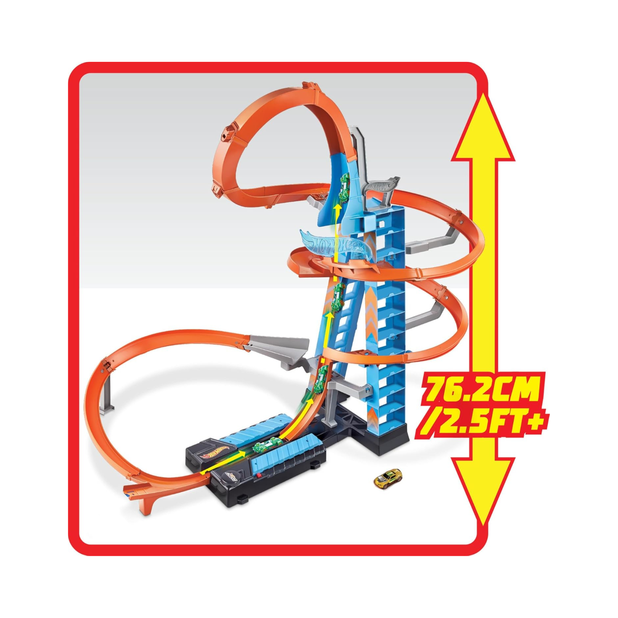 Hot Wheels Sky Crash Tower Track Set