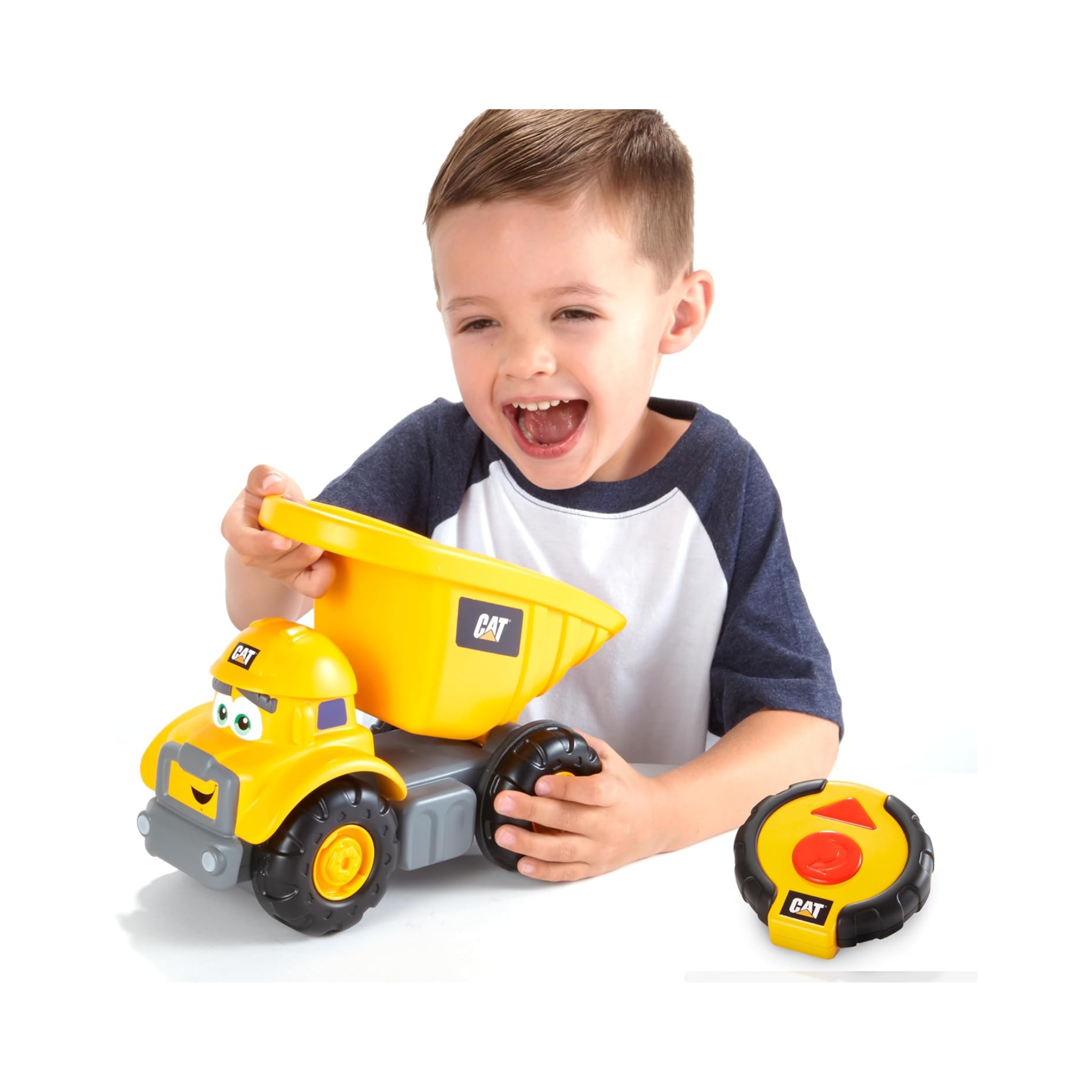 Junior Crew Lil' Movers Remote Control Truck - CAT Construction Toys